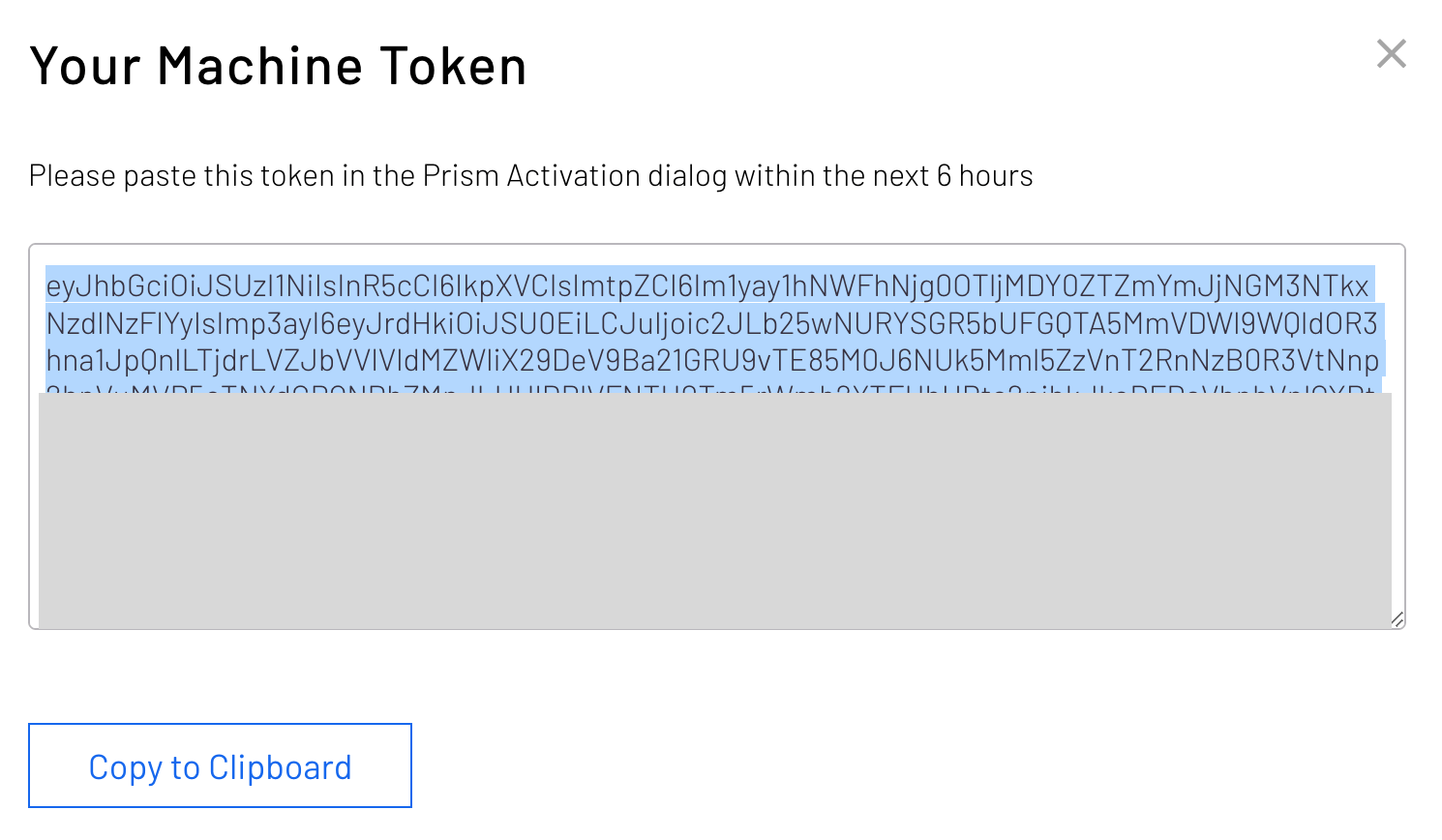 How to activate with a Machine Access Token FAQ 2246 GraphPad