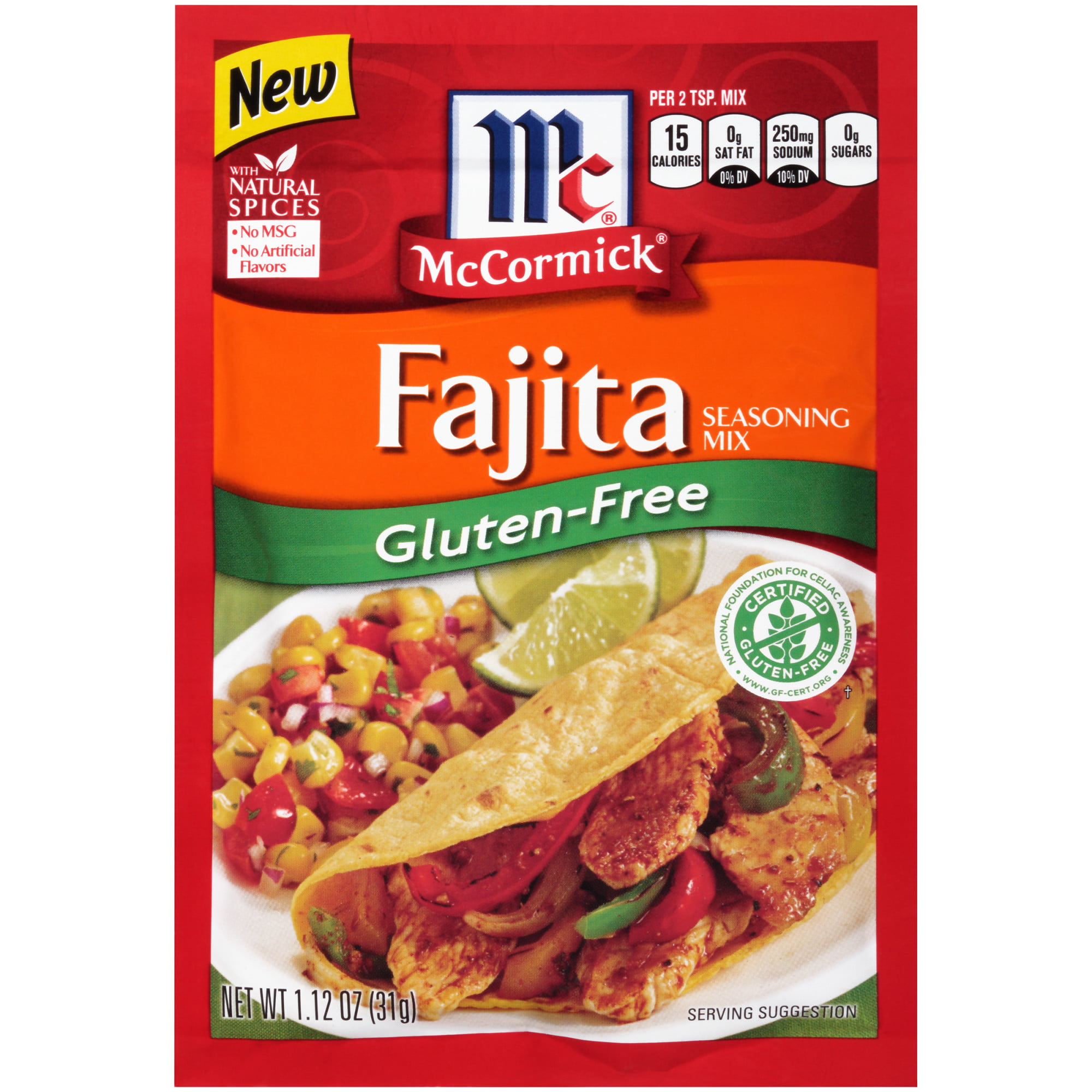 Is McCormick Fajita Seasoning GlutenFree? Greengos Cantina