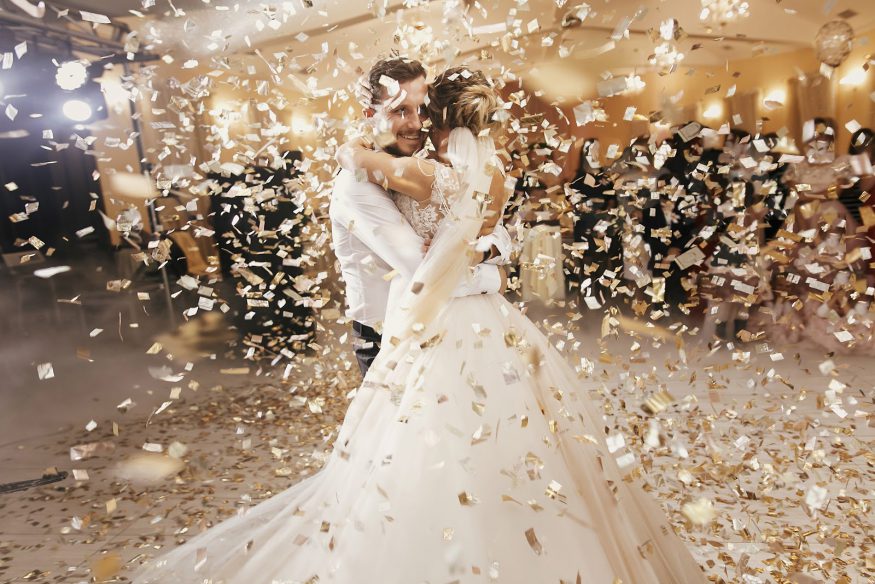 Let Confetti Rain 8 Wedding Reception Ideas to Start the Party