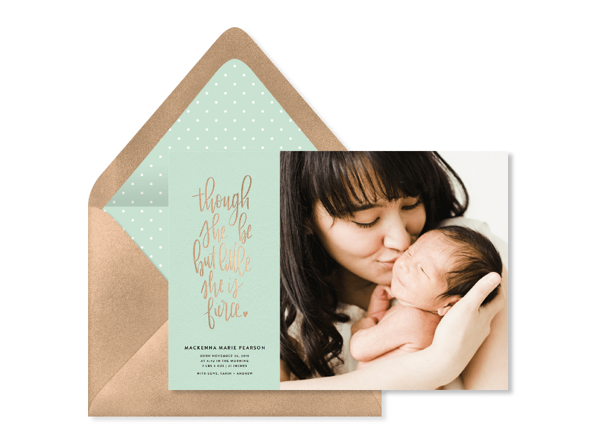 Birth Announcements Quotes STATIONERS