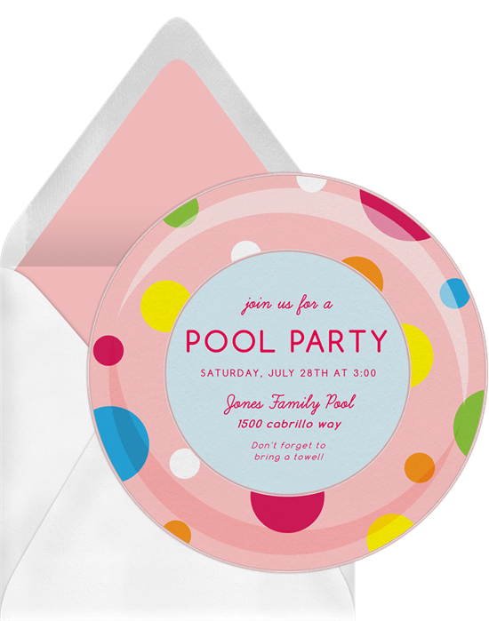 12 Summertime Party Invitations + Theme and Wording Ideas