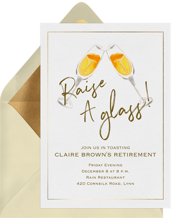 12 Retirement Party Invitations to Toast an Career