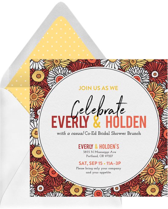 A Host's Guide to Bridal Shower Invitation Wording STATIONERS