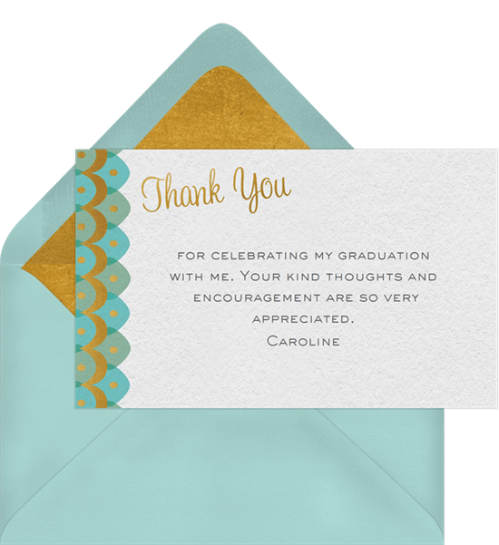 10 Graduation Thank You Cards to Send to Your Personal Cheer Squad