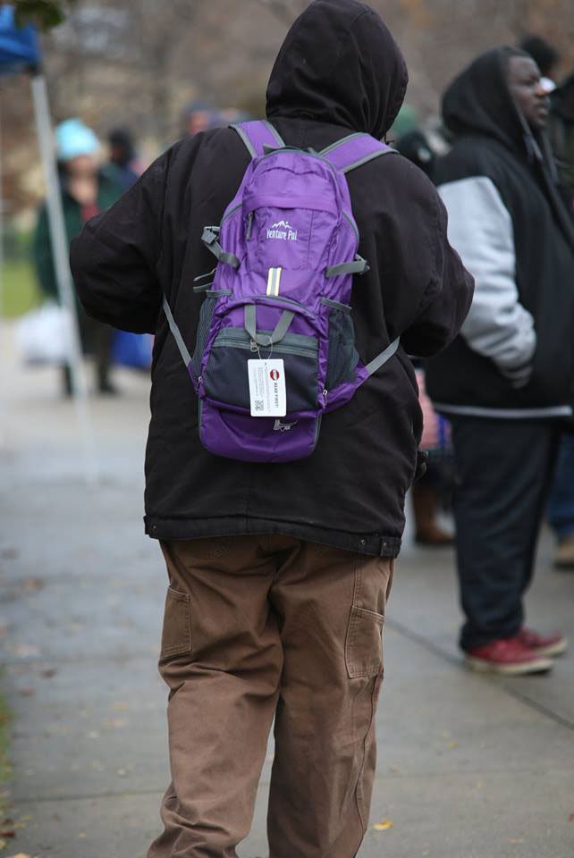 Purple Backpack Project Delivers Lifesaving Items to Homeless Grand