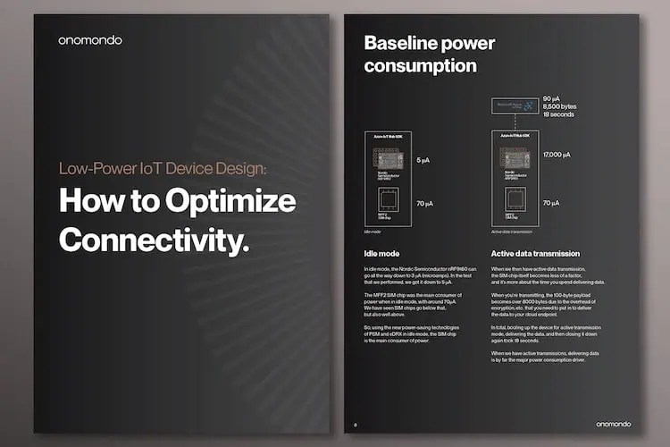Connectivity Optimizations for LowPower IoT Device Design