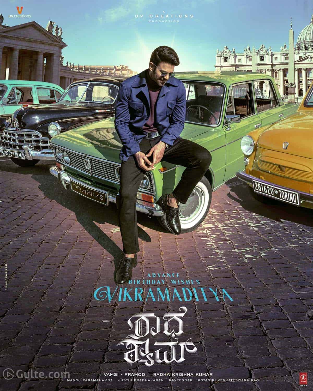 Poster Super Stylish Prabhas From Radhe Shyam Gulte