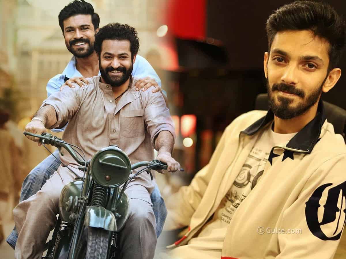 RRR Anirudh's Hand In Promotional Song Anirudh