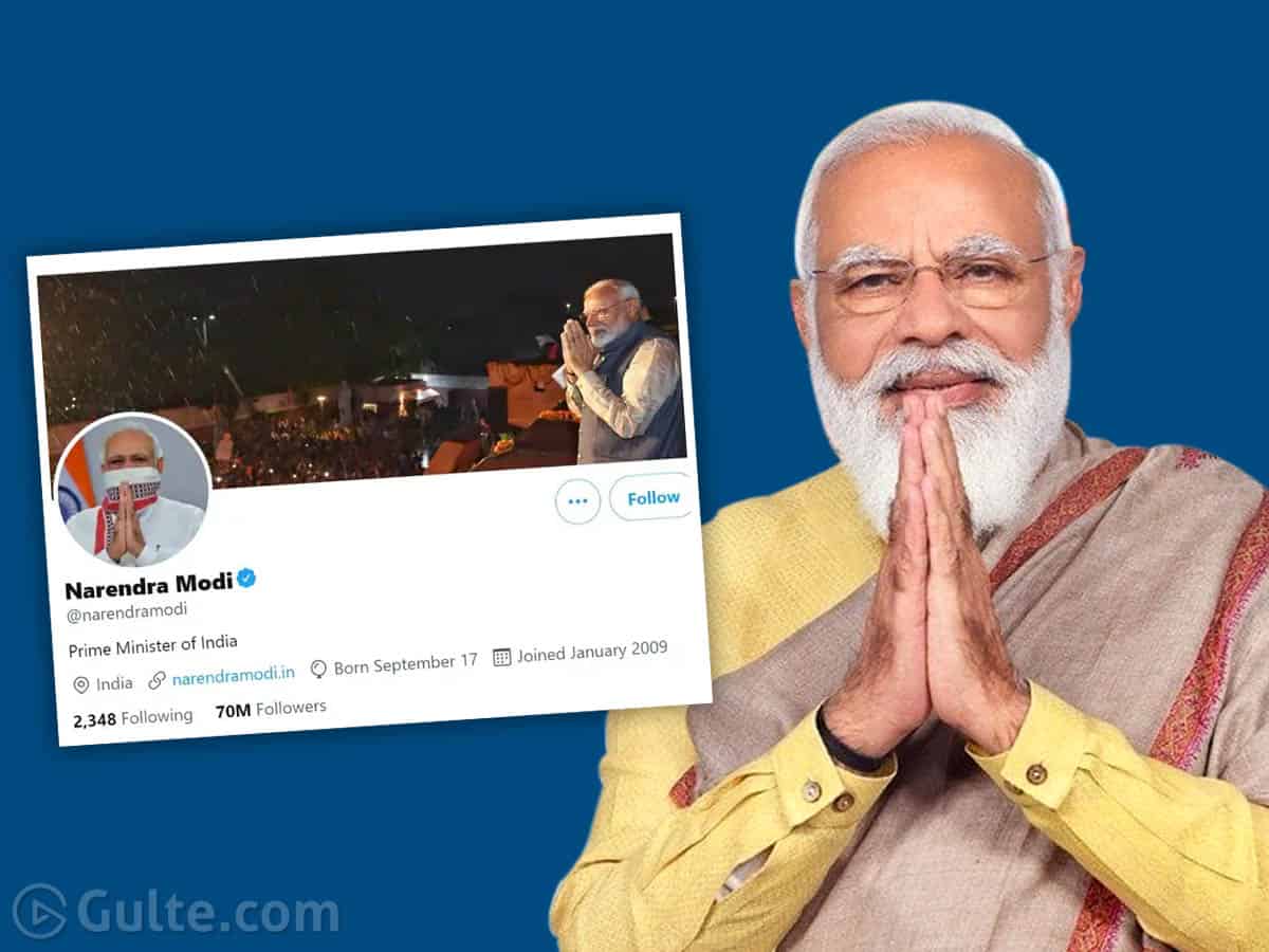 Rare Milestone By PM Modi On Twitter PM Modi