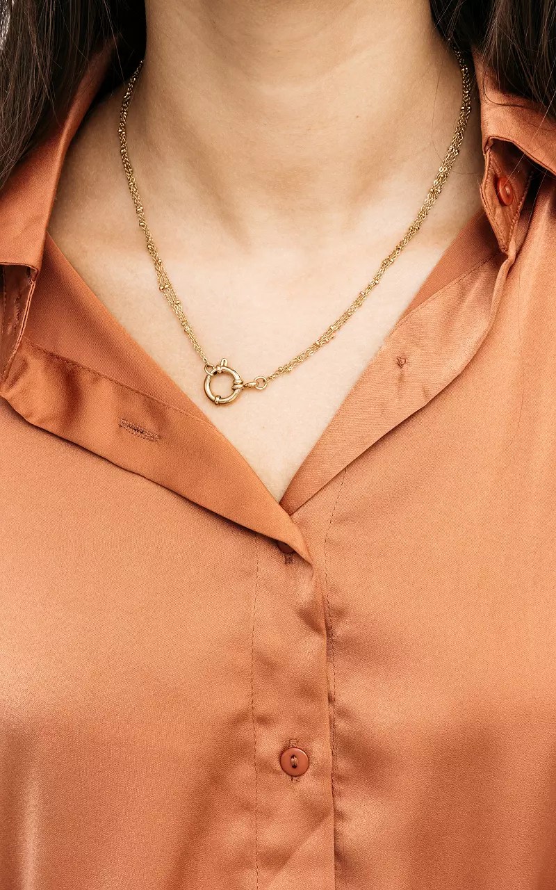 Stainless steel necklace Gold Guts & Gusto