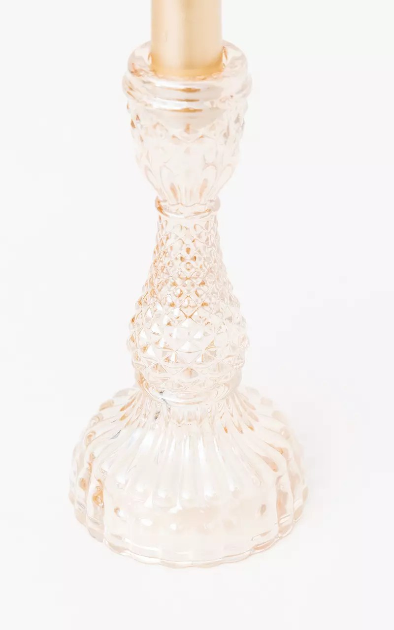 Glass candle holder with pattern Guts & Gusto
