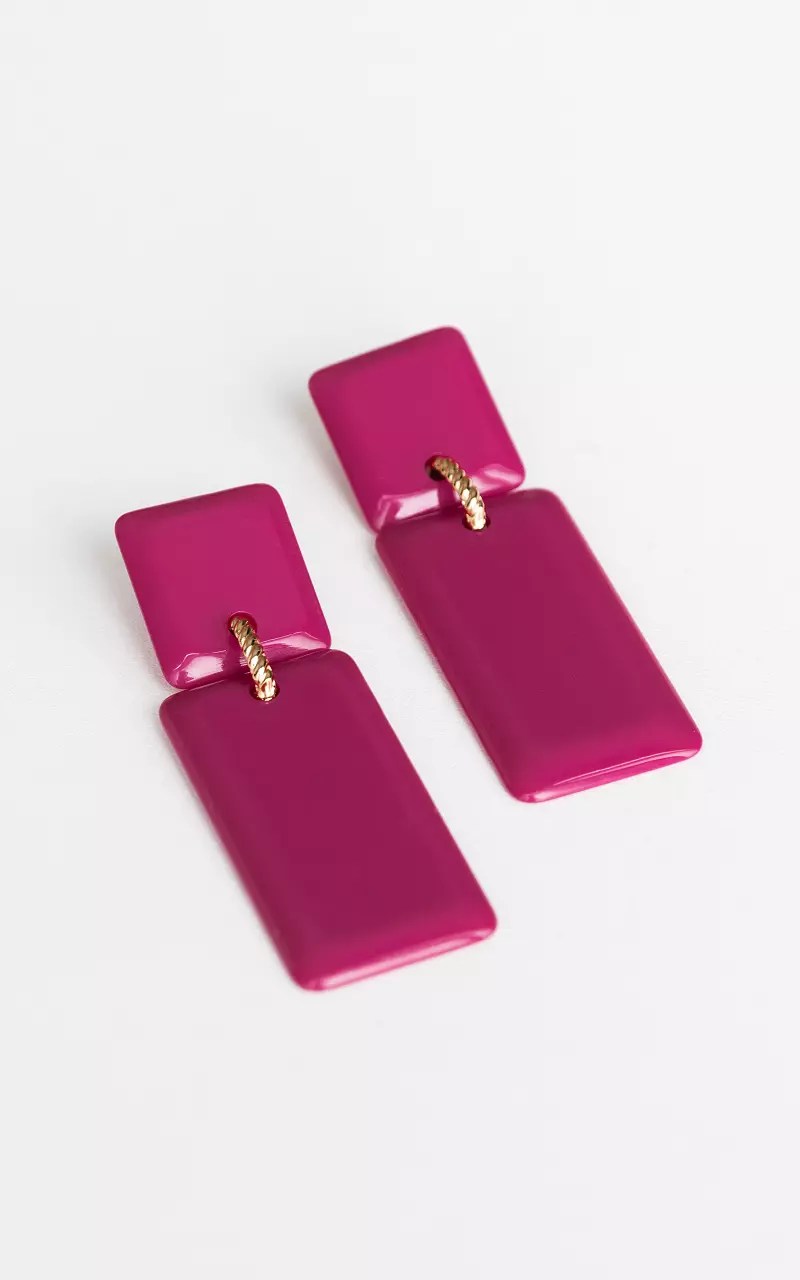 Stainless steel earrings Pink Guts & Gusto