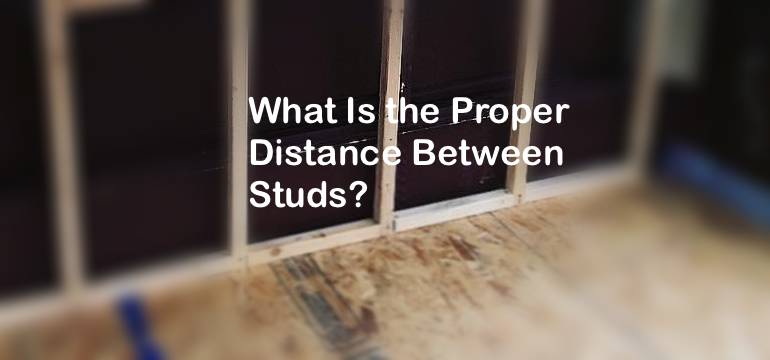 How Far Apart Are Studs On An Outside Wall