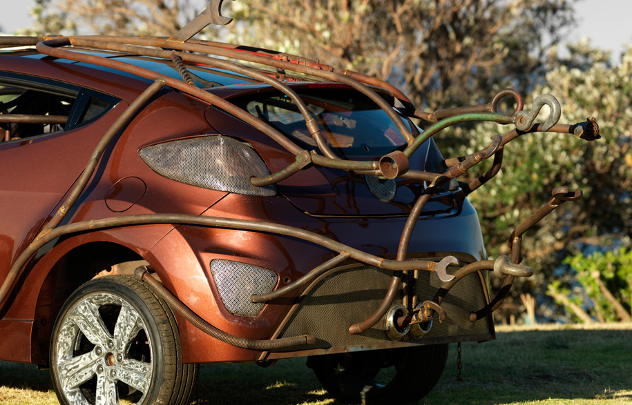 Sculpture by the Car