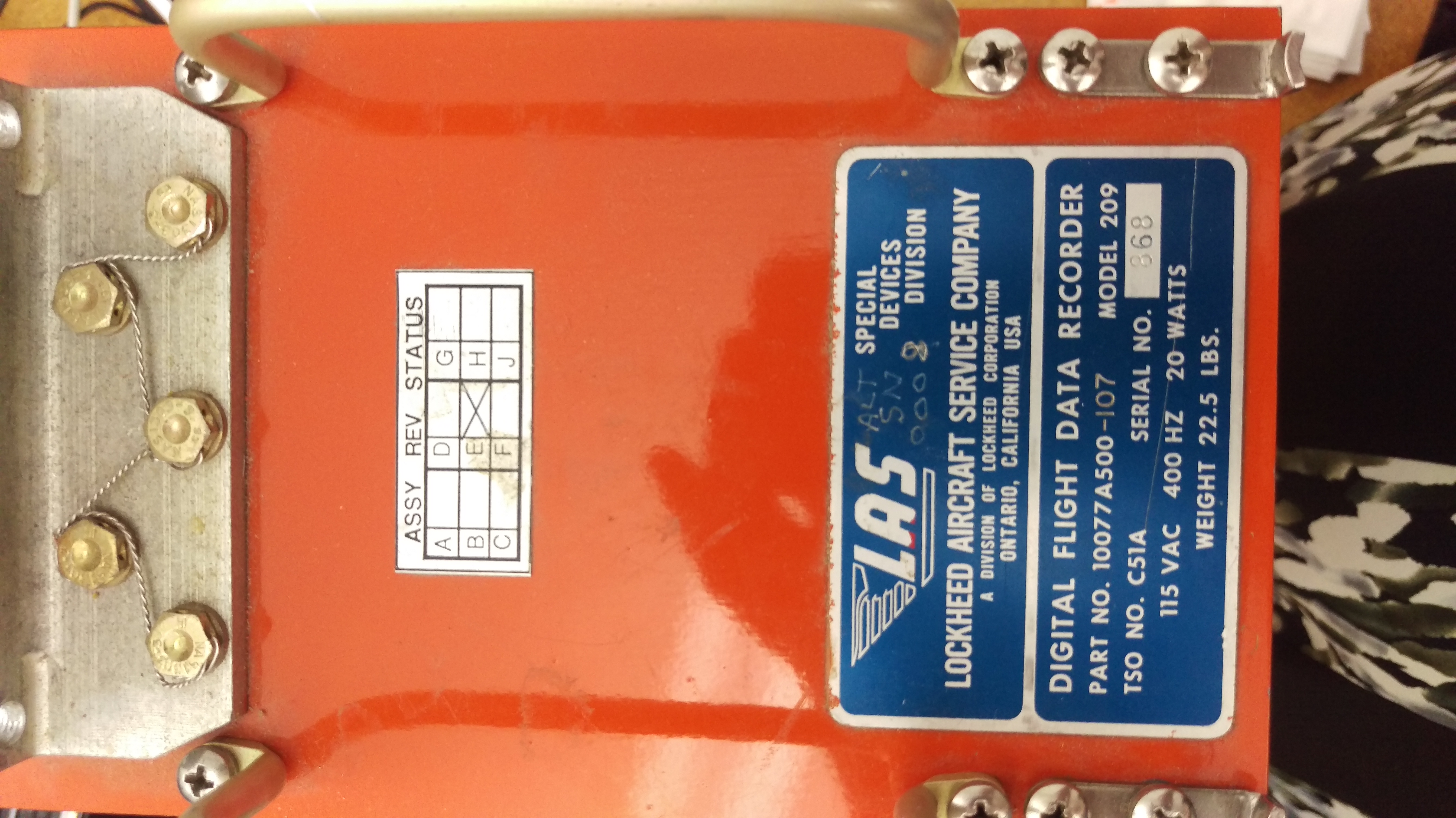 Exploring a LAS Model 209(e) Flight Data Recorder Hackaday.io