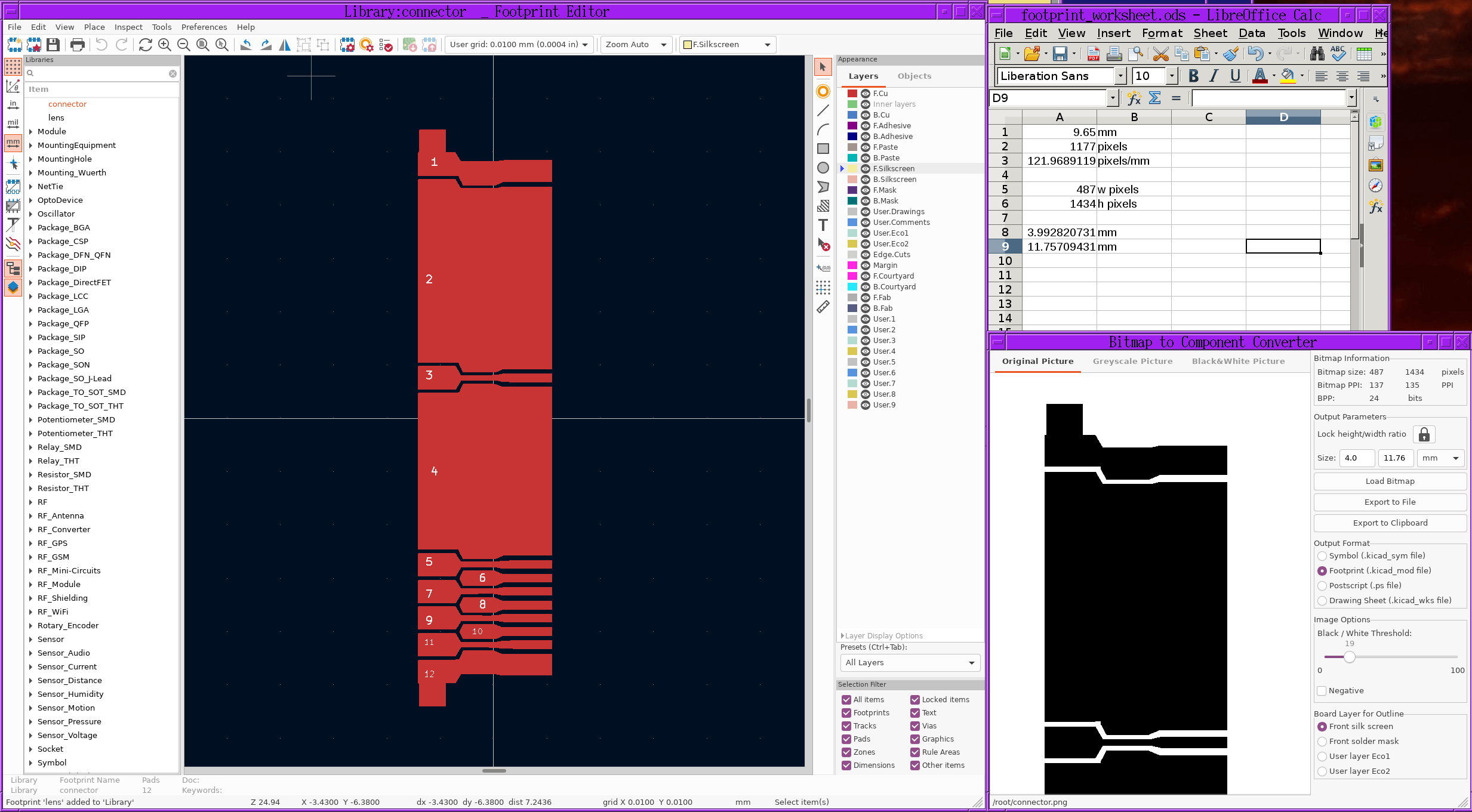 Flex cable design in kicad Details Hackaday.io