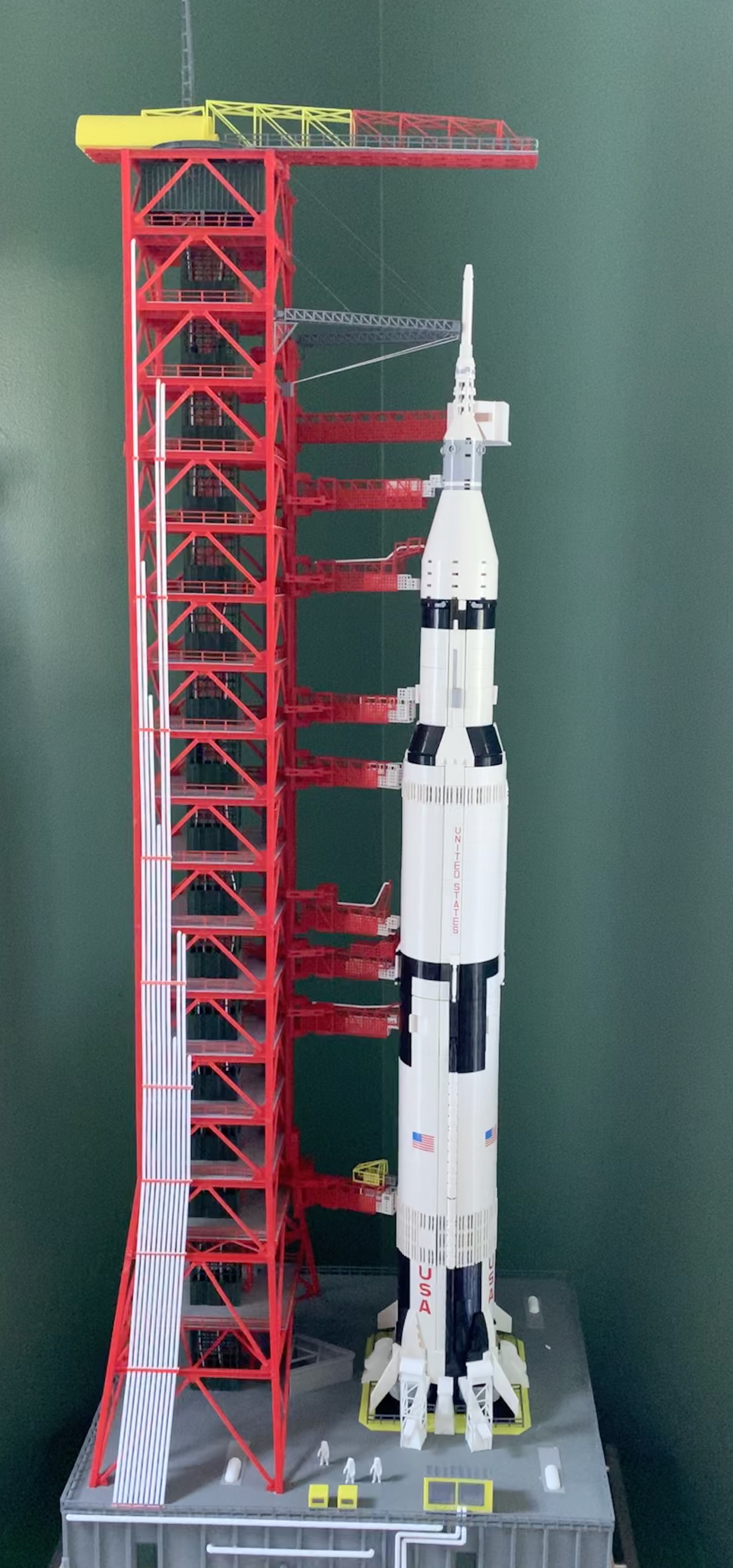 Gallery An animated Saturn V launch pad and gantry Hackaday.io