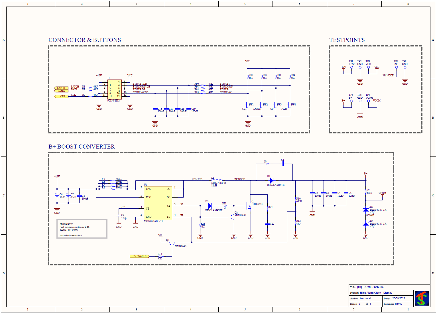 Nixie Alarm Clock | Hackaday.io