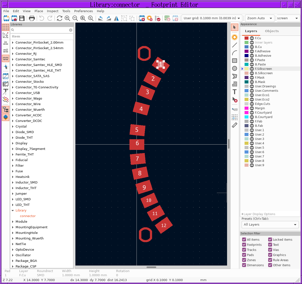 Flex cable design in kicad Details Hackaday.io