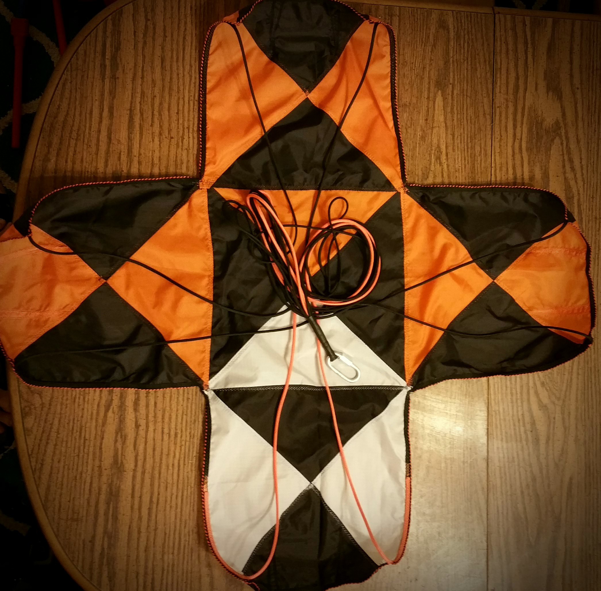 Cross Form Parachute and More Details Hackaday.io
