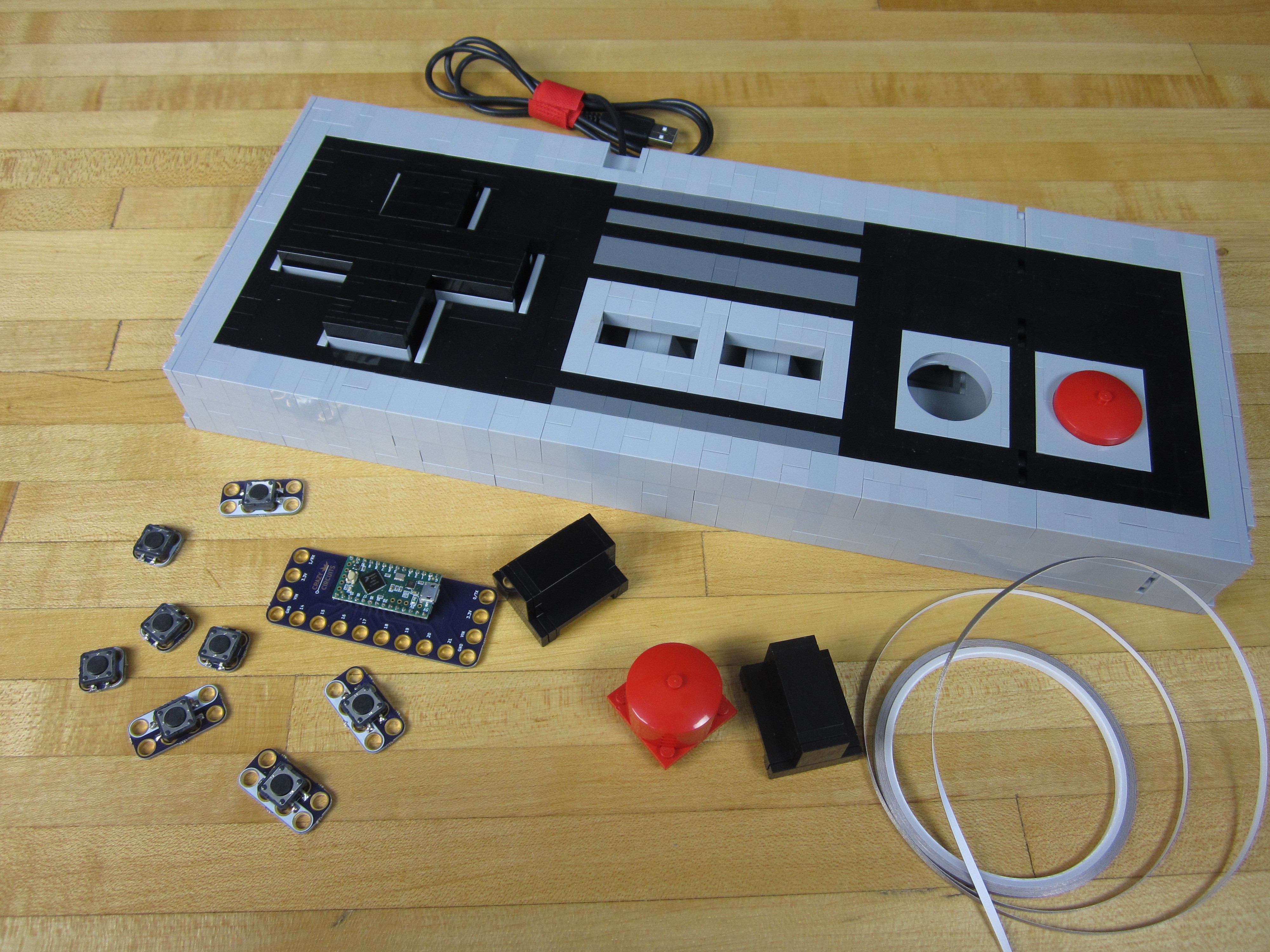 Gallery Giant Working LEGO NES Controller Hackaday.io