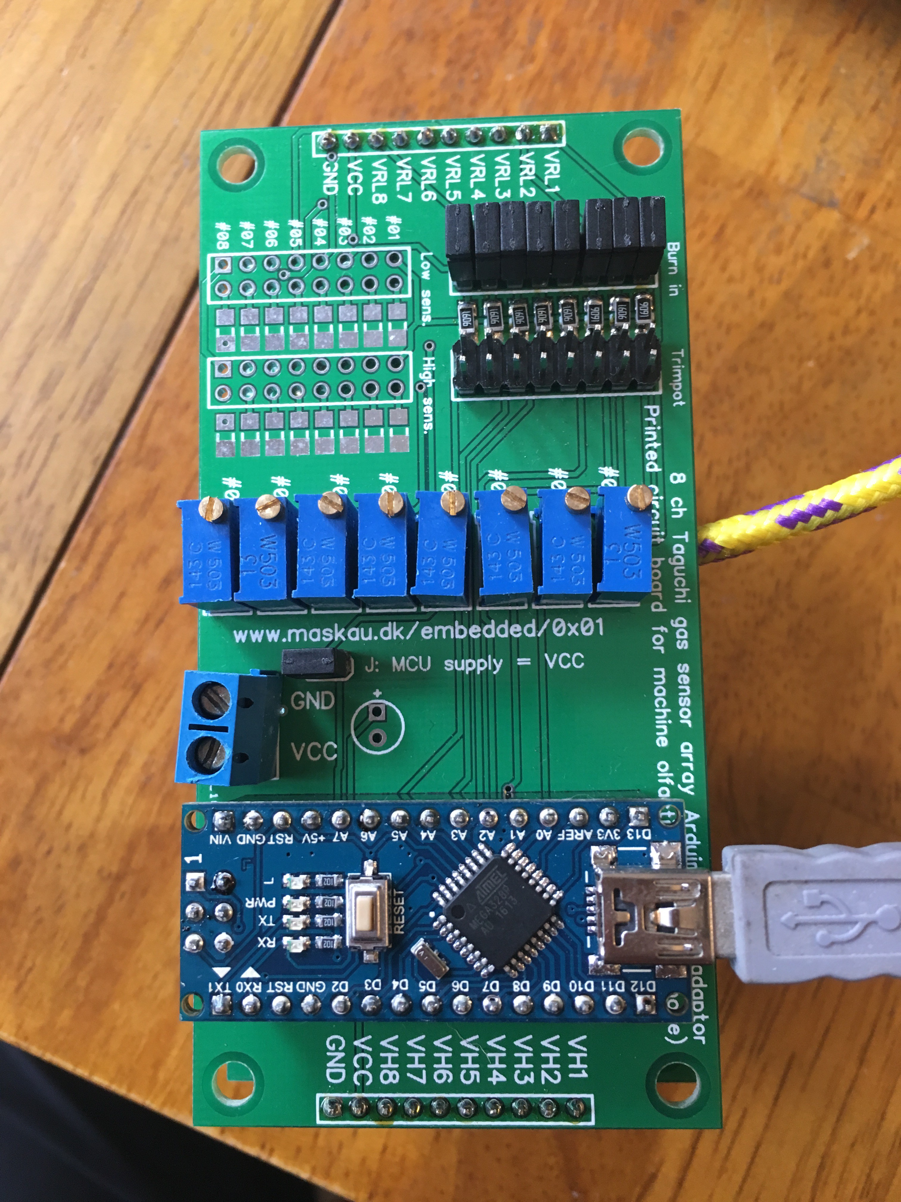 Version 2 real sensor setup! (August/Sept 2016) Details Hackaday.io