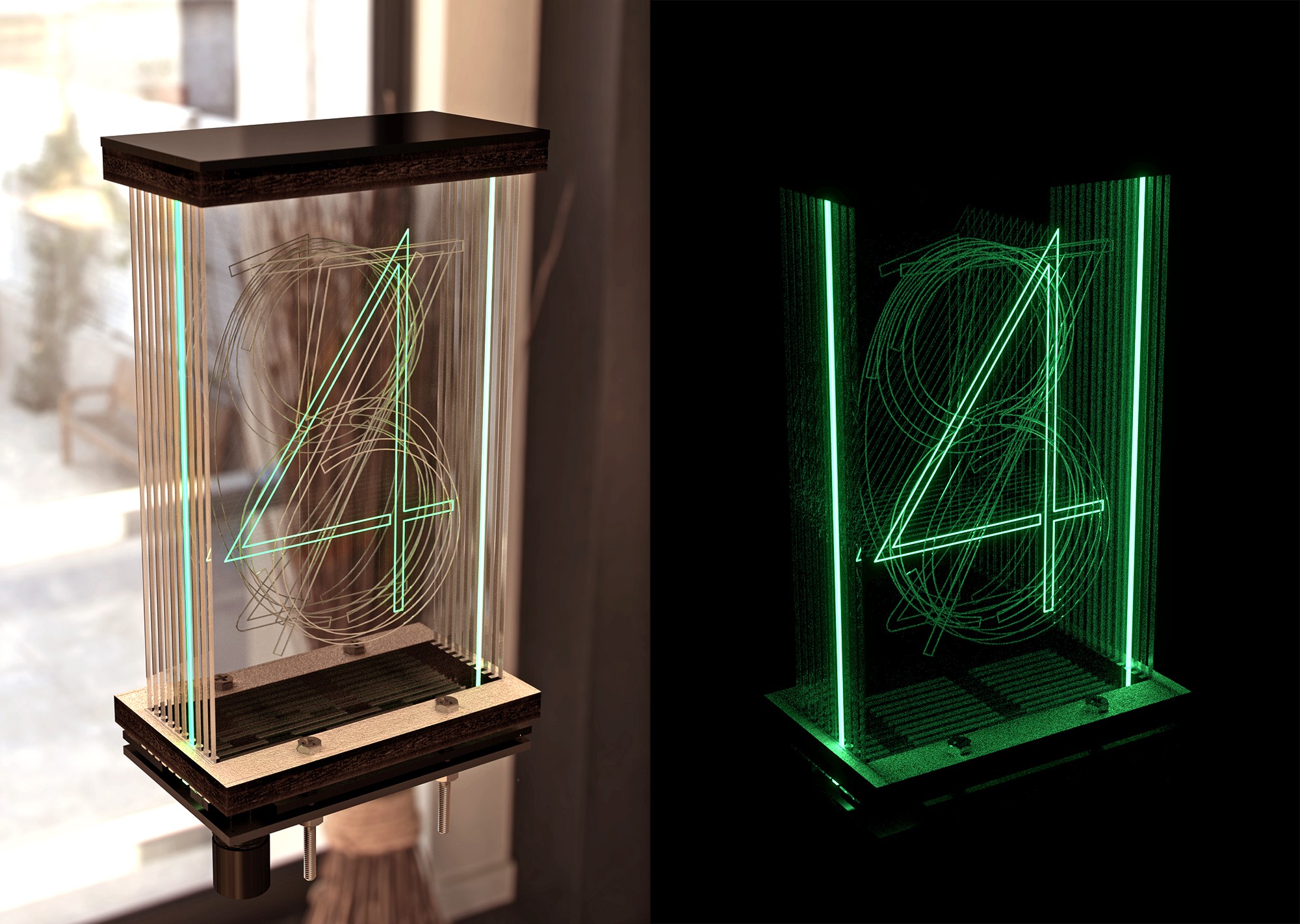 "Lixie", an LED alternative to the Nixie Tube Hackaday.io