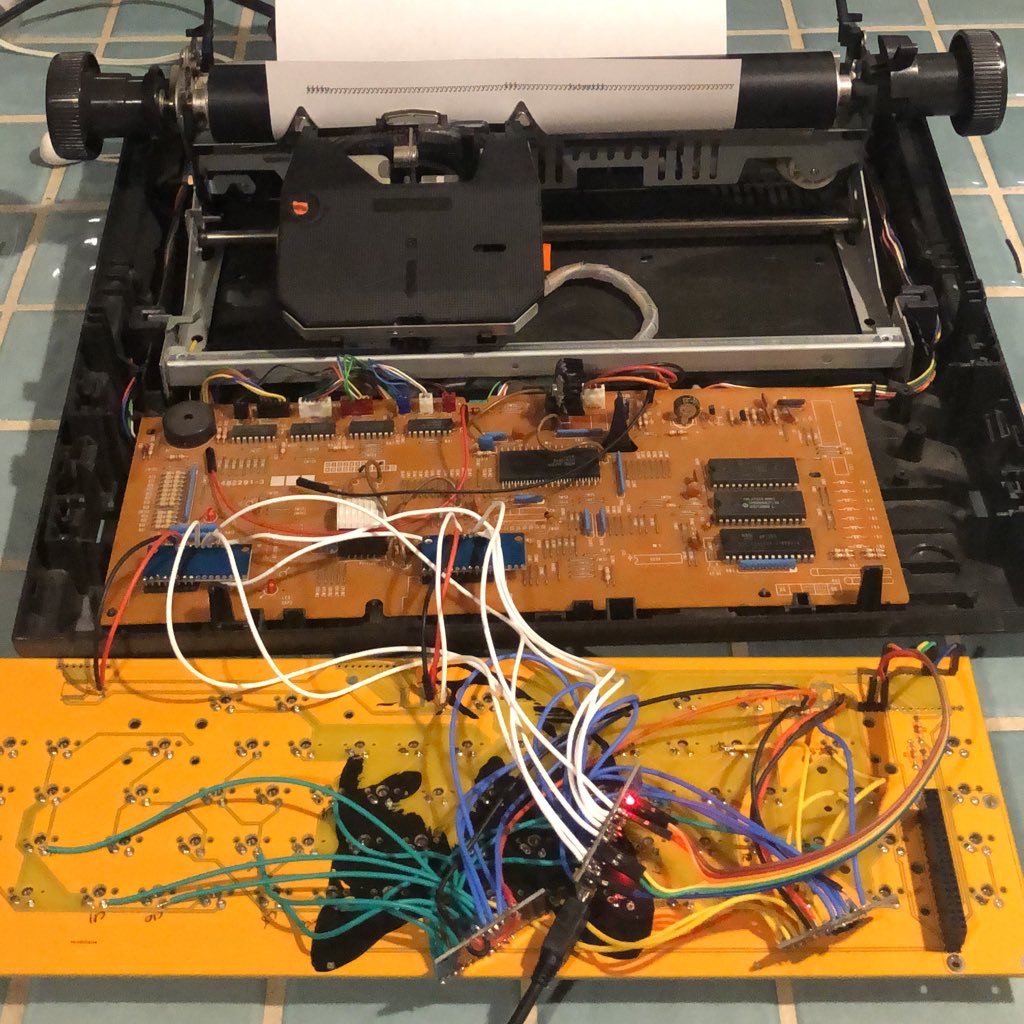Gallery 80s Typewriter Linux Terminal Hackaday.io