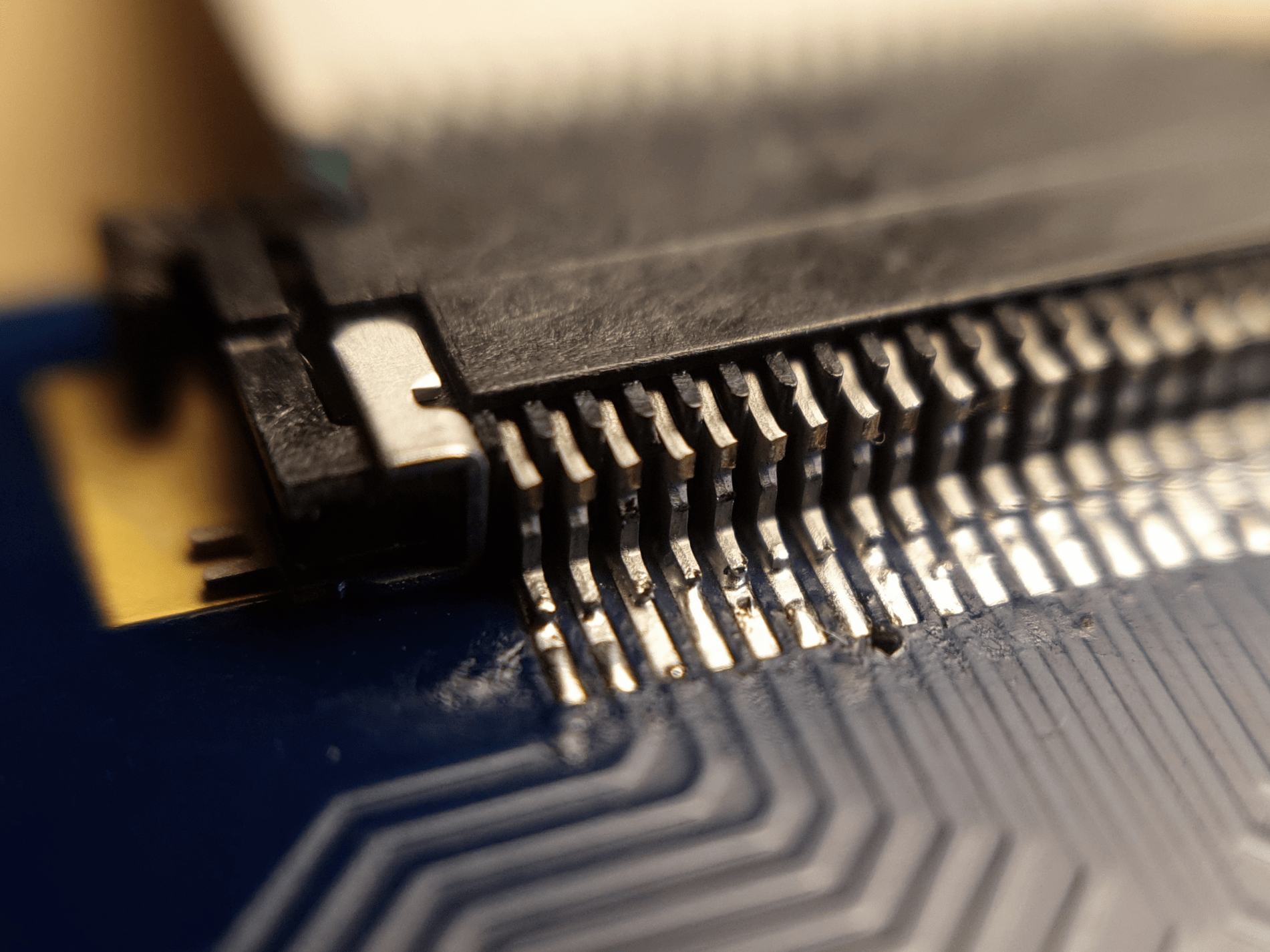 FPC connector working! Details Hackaday.io