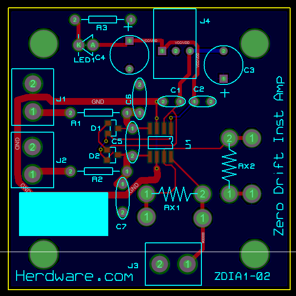 Gallery Herdware Zero Drift Instrumentation Amplifier Hackaday.io