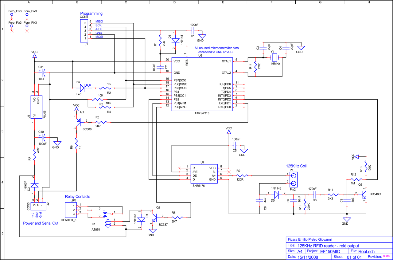 Gallery | 125KHz tag reader and contactless lock | Hackaday.io