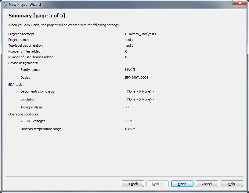 How to configure Quartus II. Step by step guide Details Hackaday.io