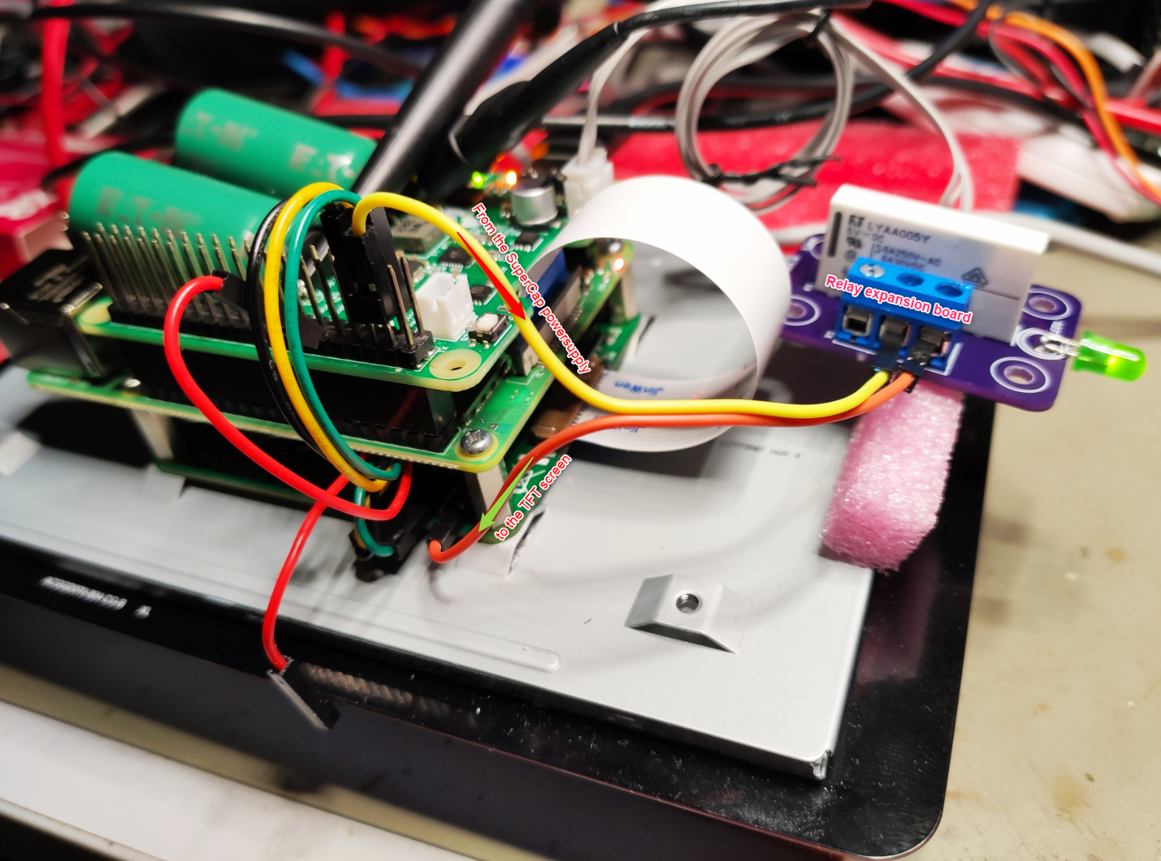 Raspberry Pi SuperCapacitor UPS with Power Switch Details Hackaday.io