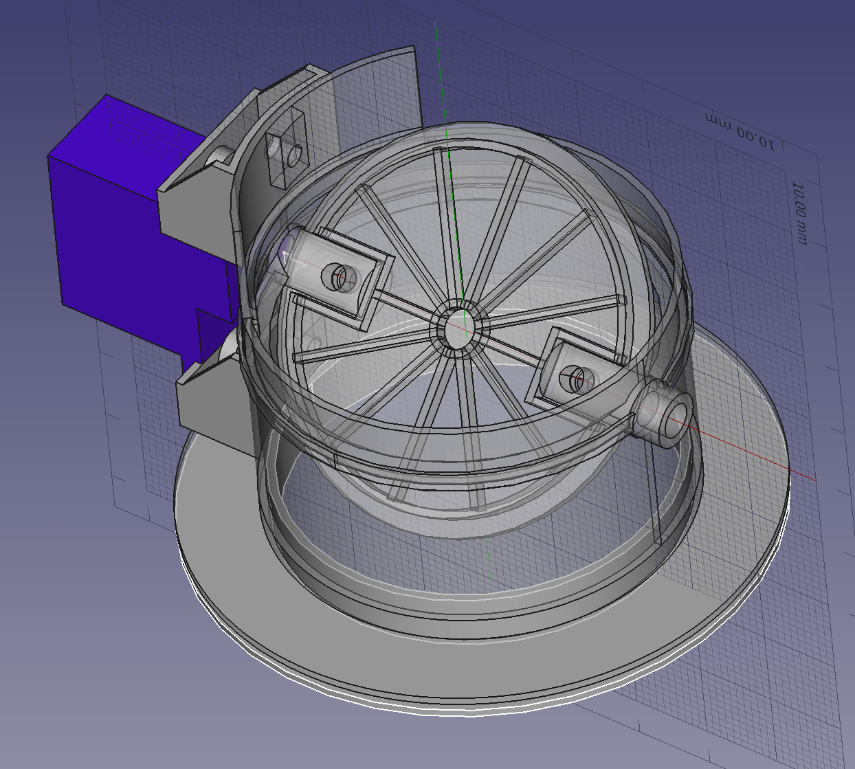 3D printed butterfly valve Details Hackaday.io