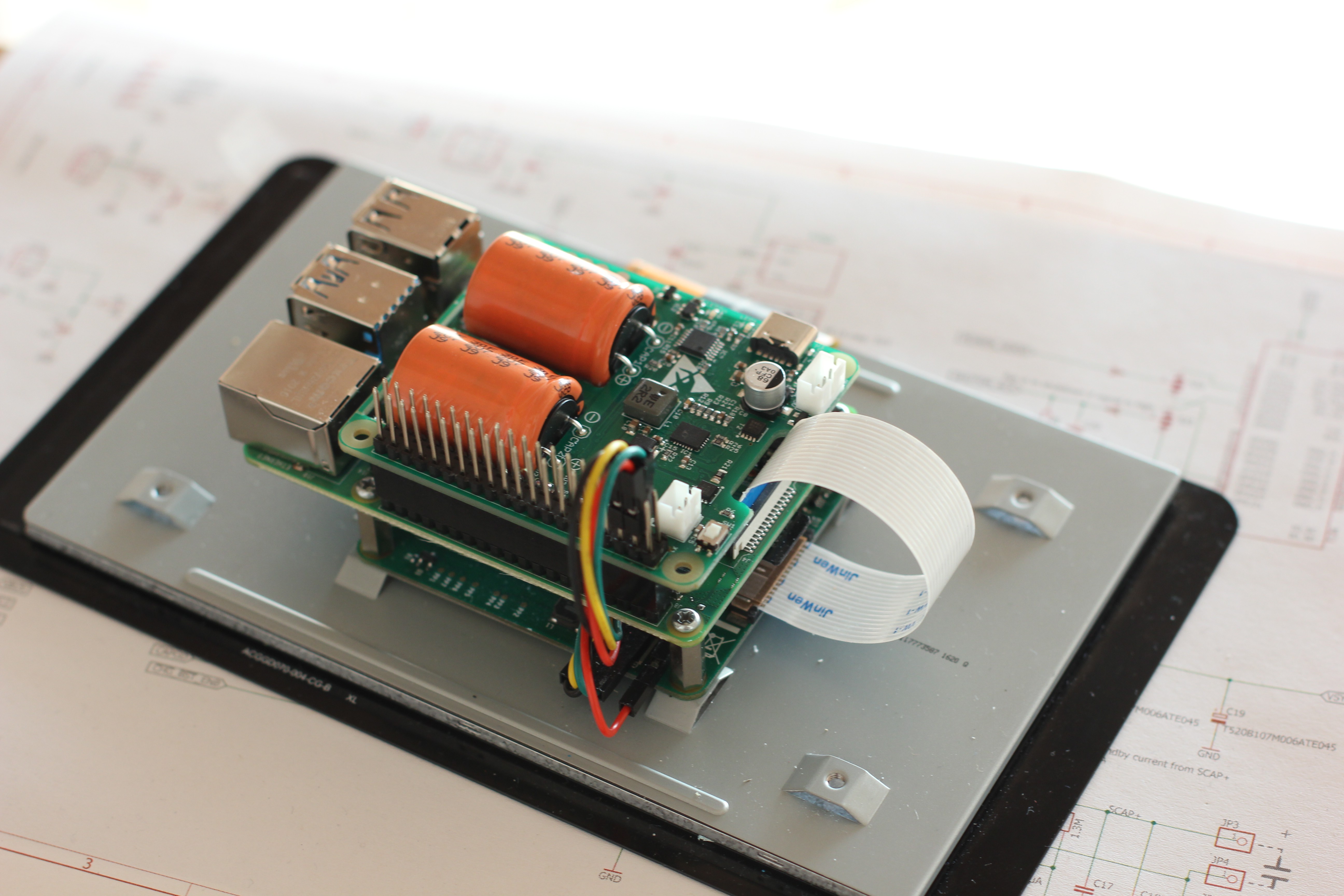 Gallery Raspberry Pi SuperCapacitor UPS with Power Switch Hackaday.io