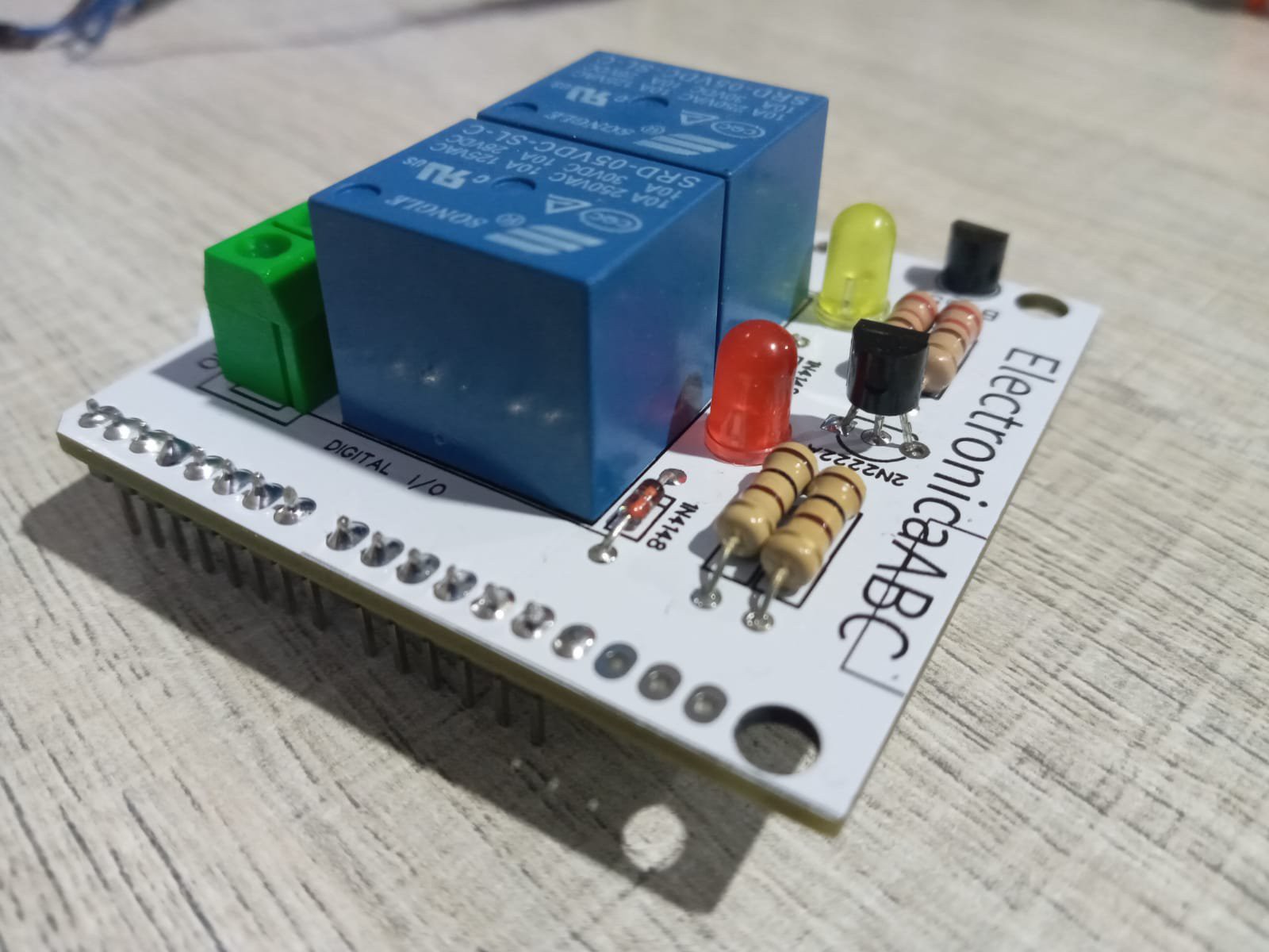 SHIELD RELAY FOR ARDUINO UNO Details Hackaday.io