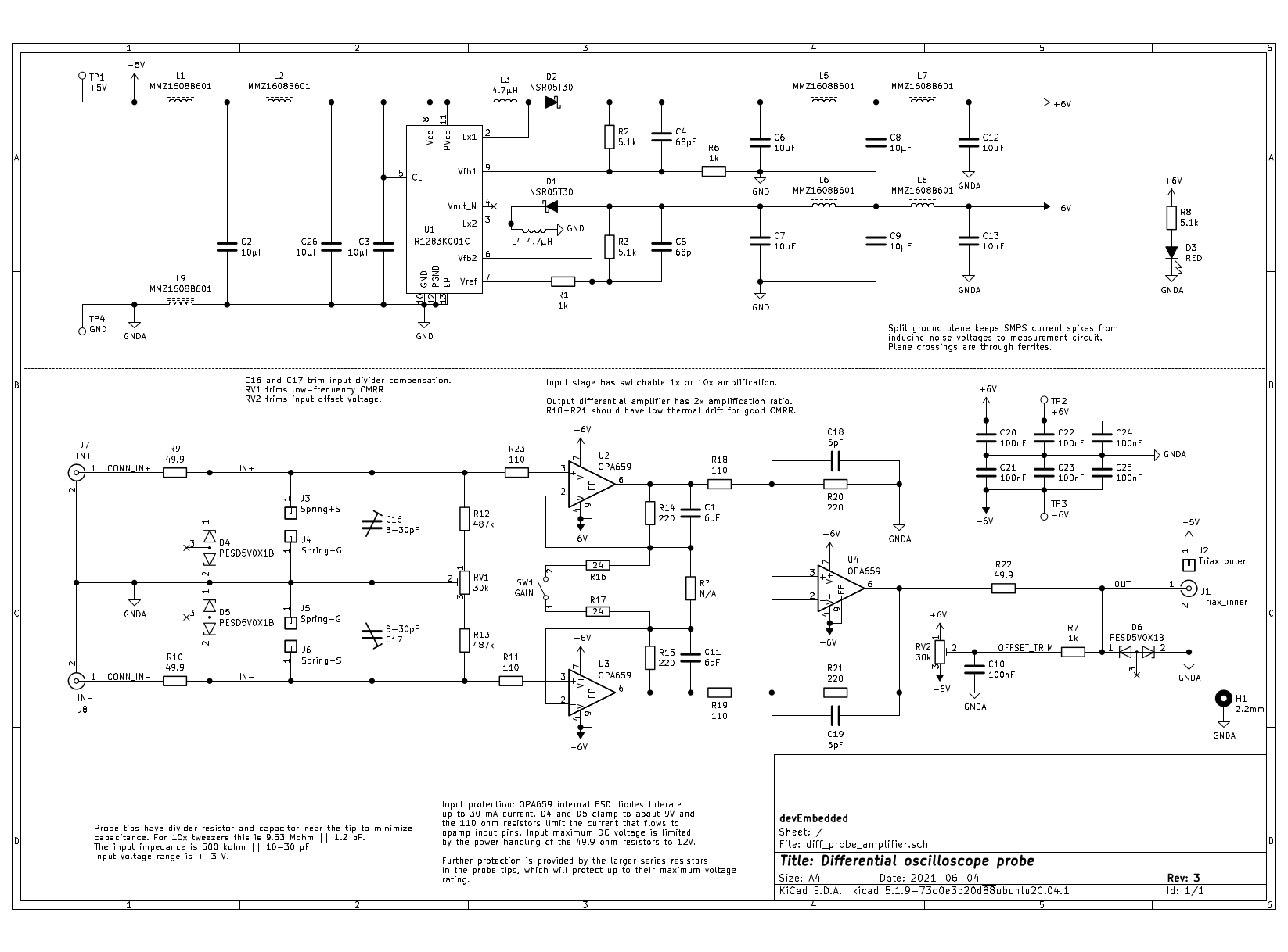 Modular differential probe | Hackaday.io