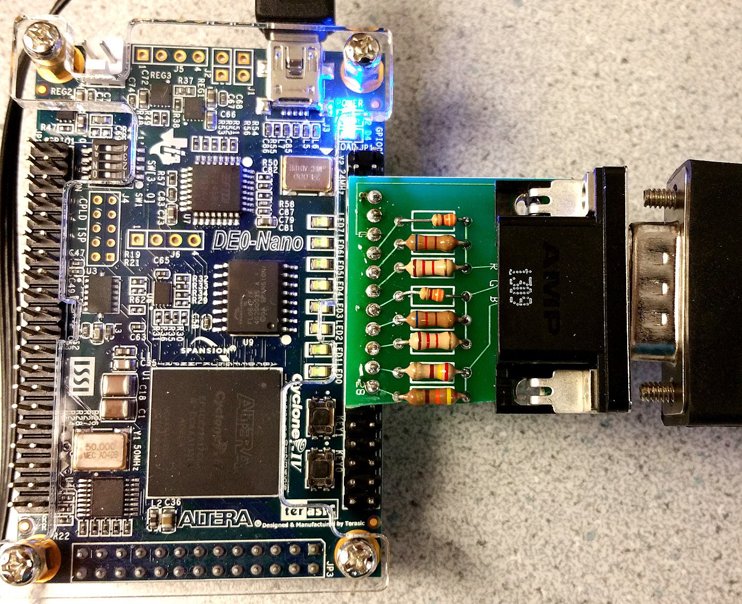 Gallery DE0Nano FPGA to VGA output Hackaday.io