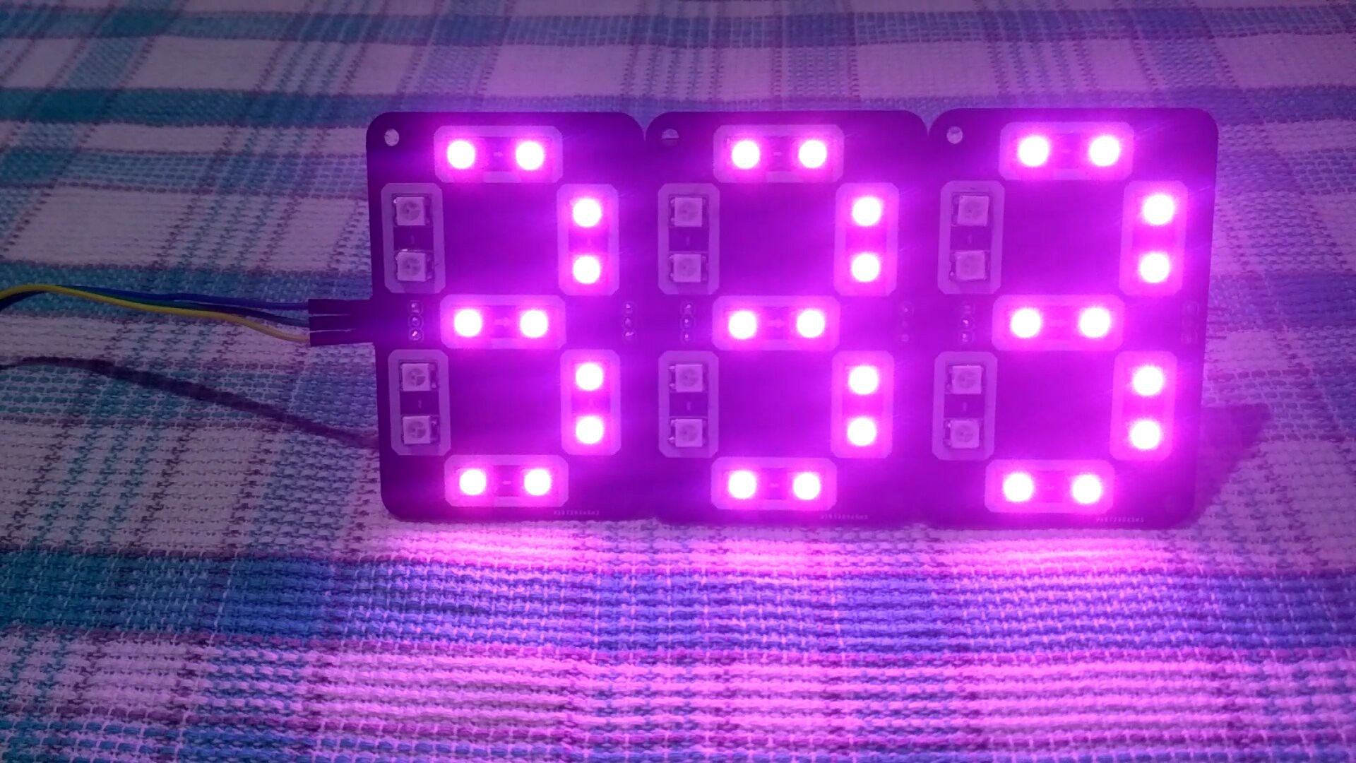 Gallery Addressable 7 Segment RGB Display Hackaday.io