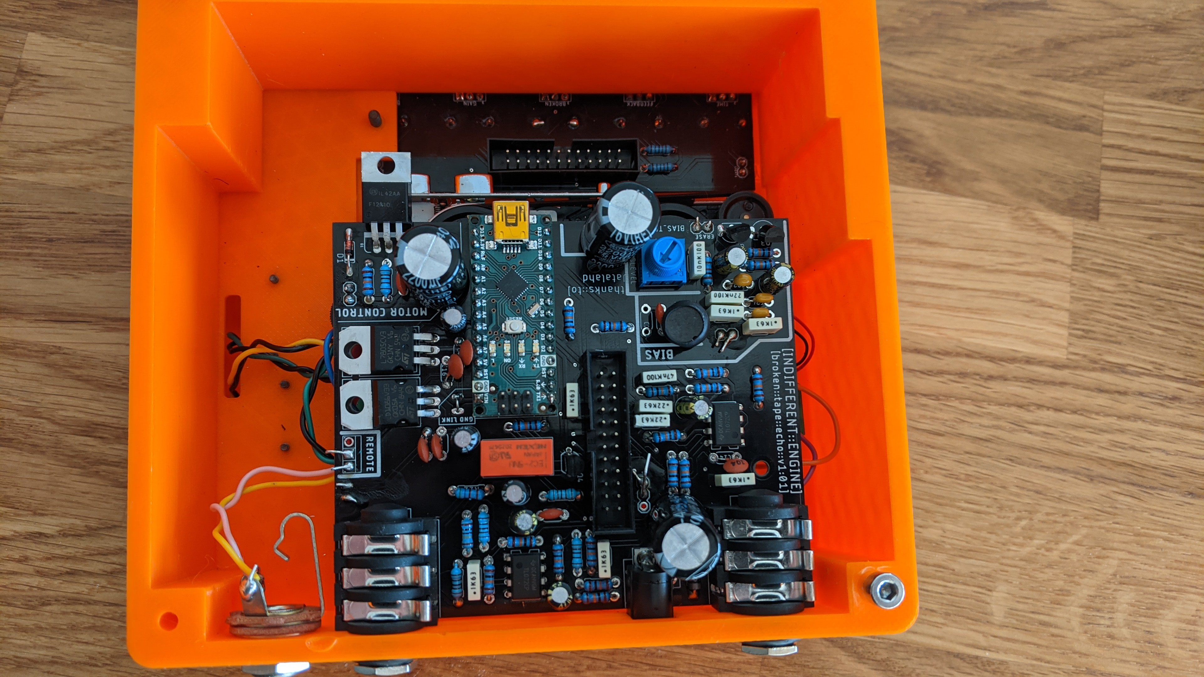 Janky Tape Echo Details Hackaday.io
