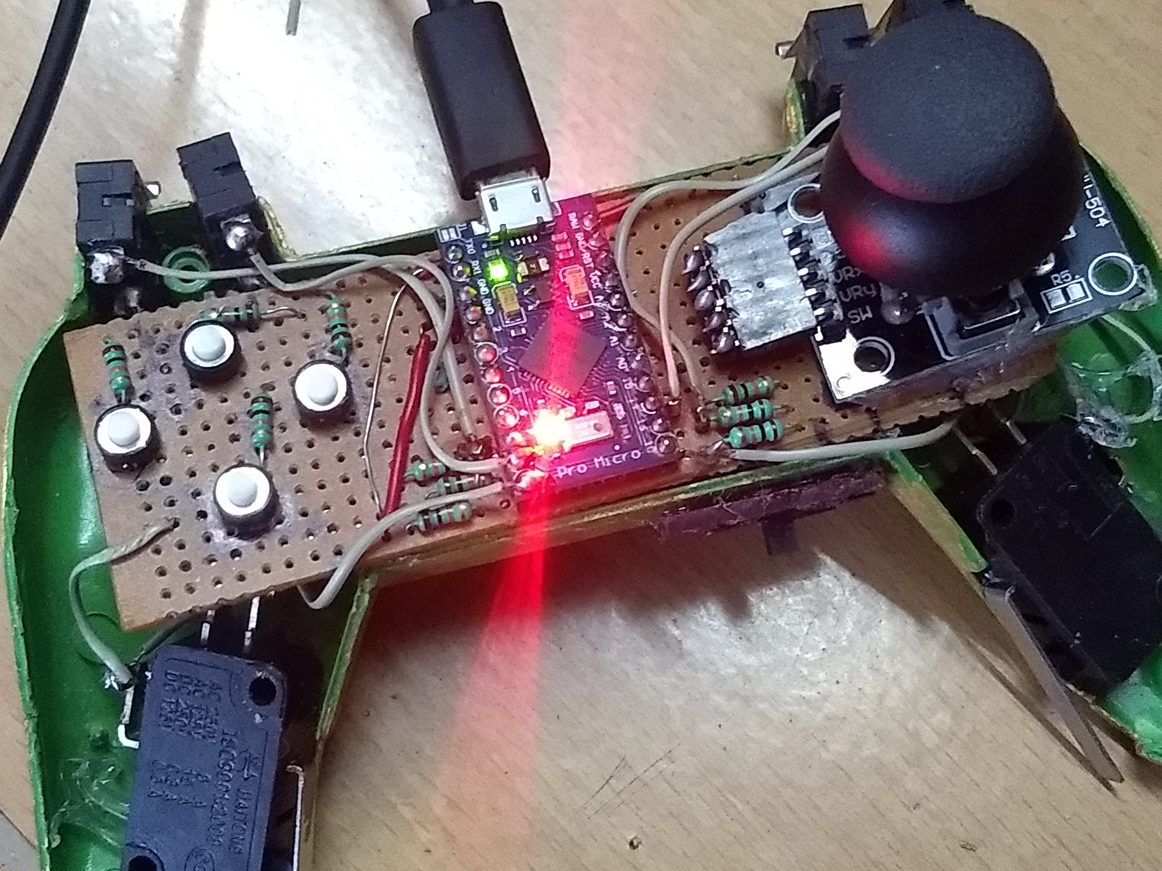 ARDUINO CONTROLLED GAMEPAD FOR PC Hackaday.io