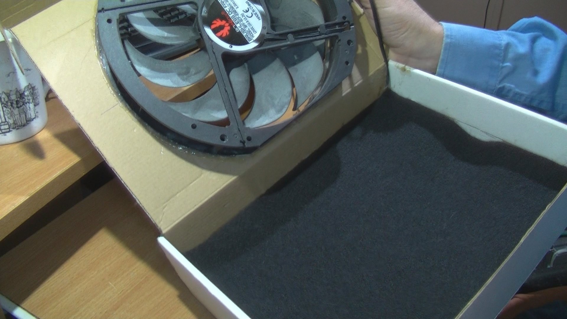 Gallery Hacked Filter from a Computer fan powered by USB Hackaday.io