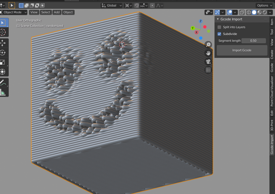 Gallery Gcode Importer Blender AddOn Hackaday.io