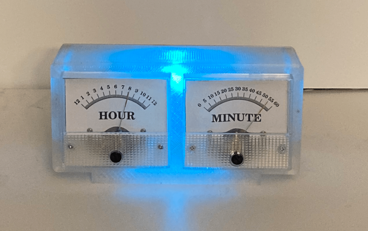 Gallery Panel Meter Clock V2.1 Hackaday.io