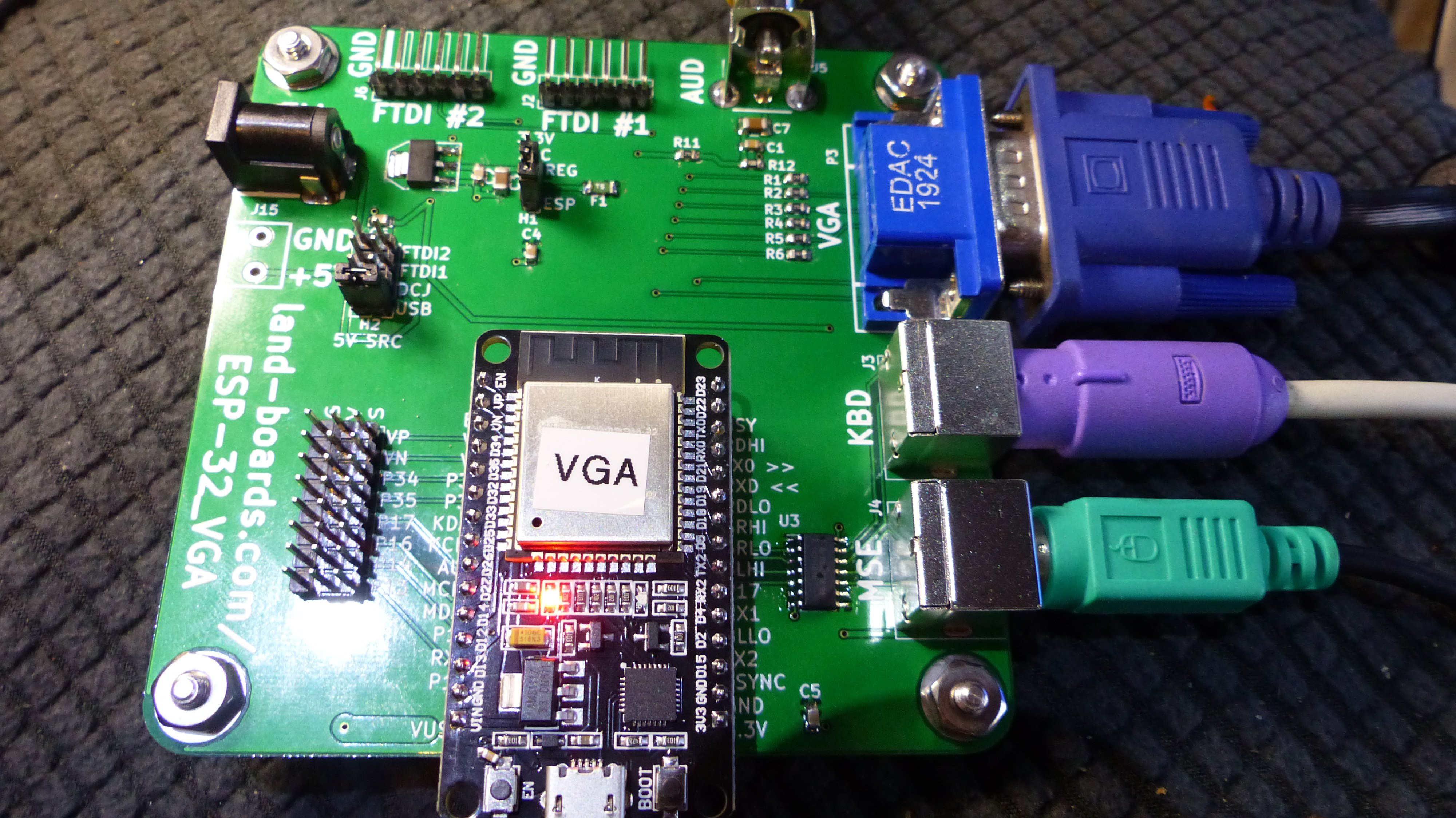 ANSI Terminal with Z80 CPU Card Details Hackaday.io