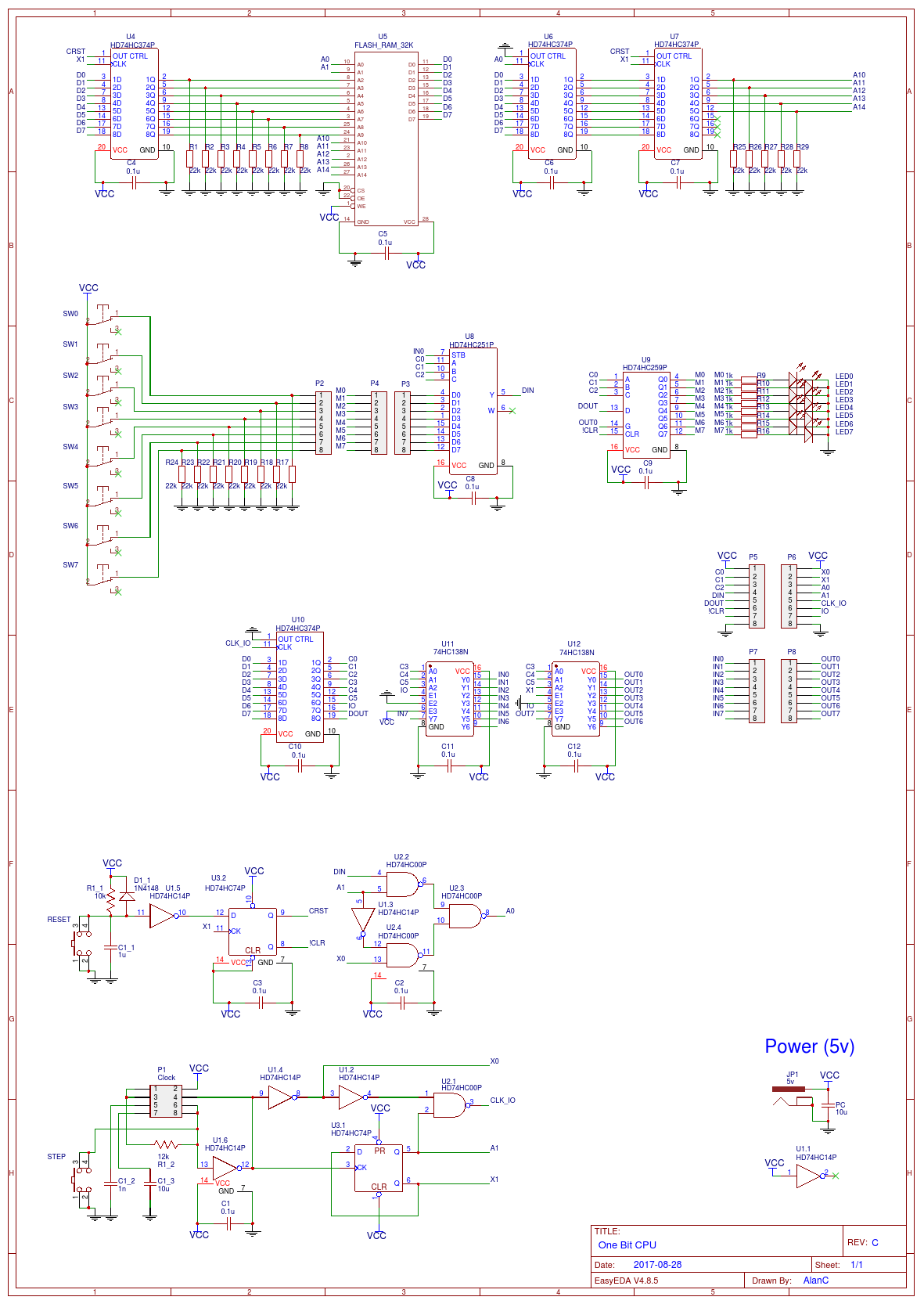 Gallery | One Bit CPUs | Hackaday.io