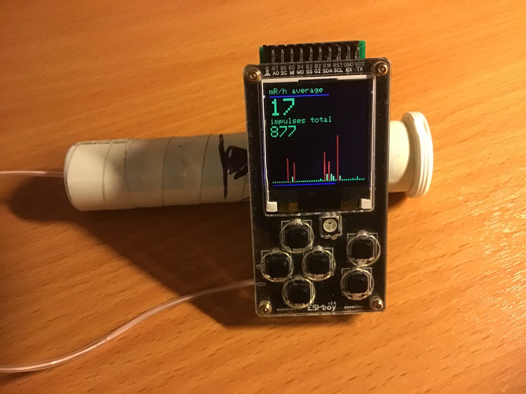 Geiger counter ready Details Hackaday.io