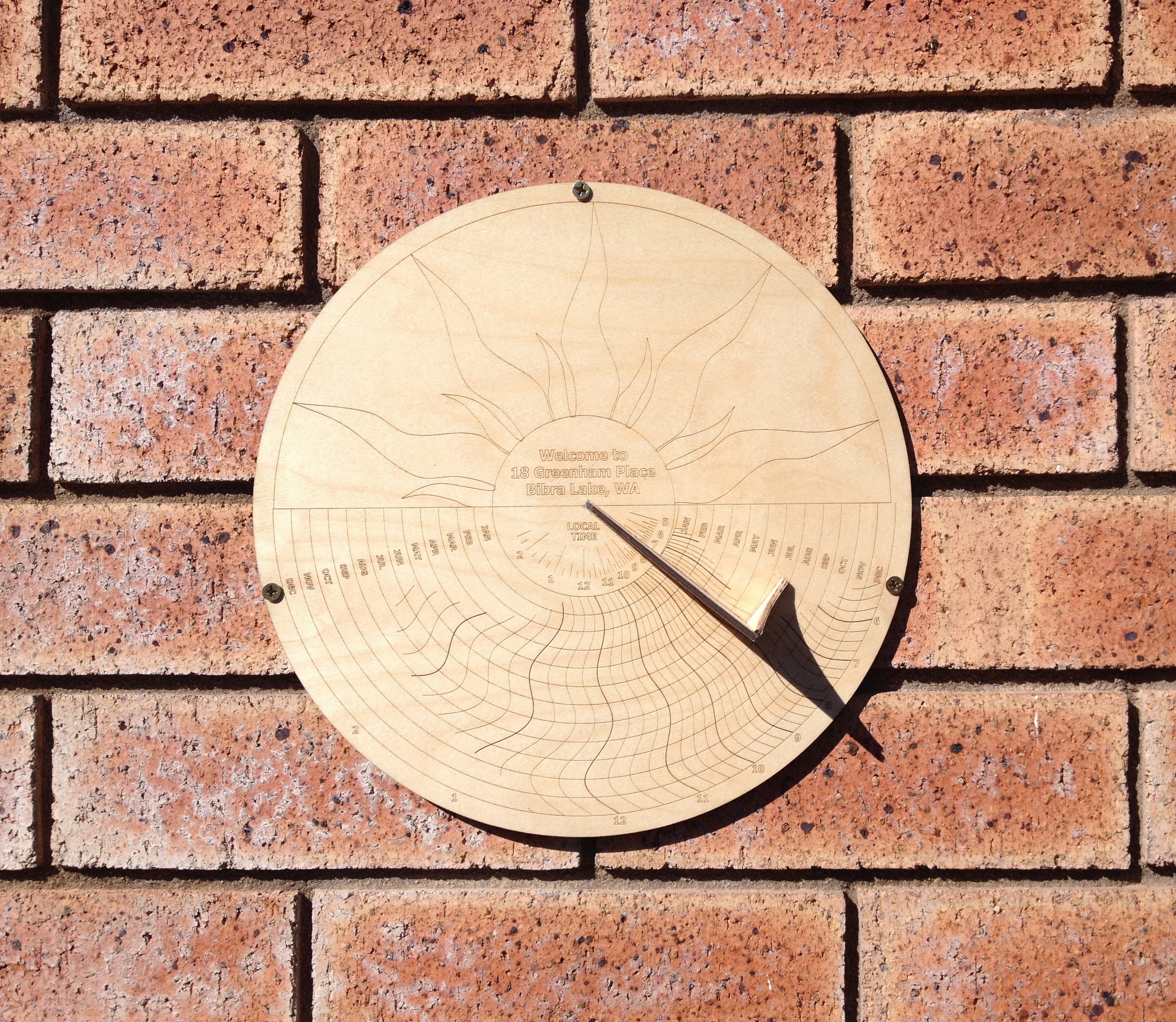 Gallery My Wall Mounted Sundial Hackaday.io