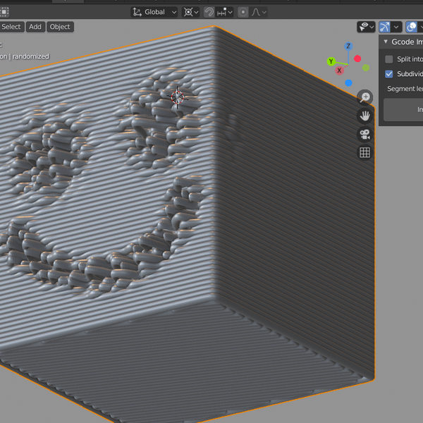 Gcode Importer Blender AddOn Hackaday.io