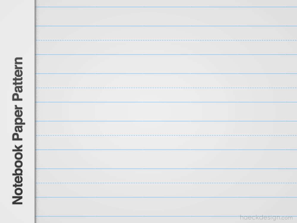 Notebook Paper PNG Pattern Free Repeatable Patterns